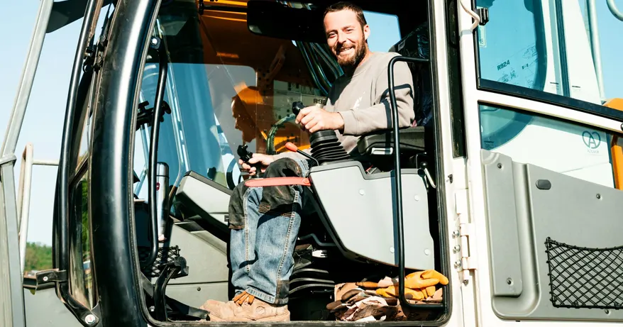 conducteur d'engin de chantier près de Molsheim